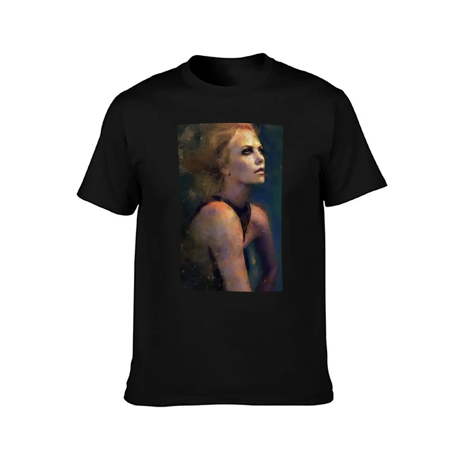 Fearless - Charlize T-Shirt Basic Solid Color Short Sleeve T-Shirt