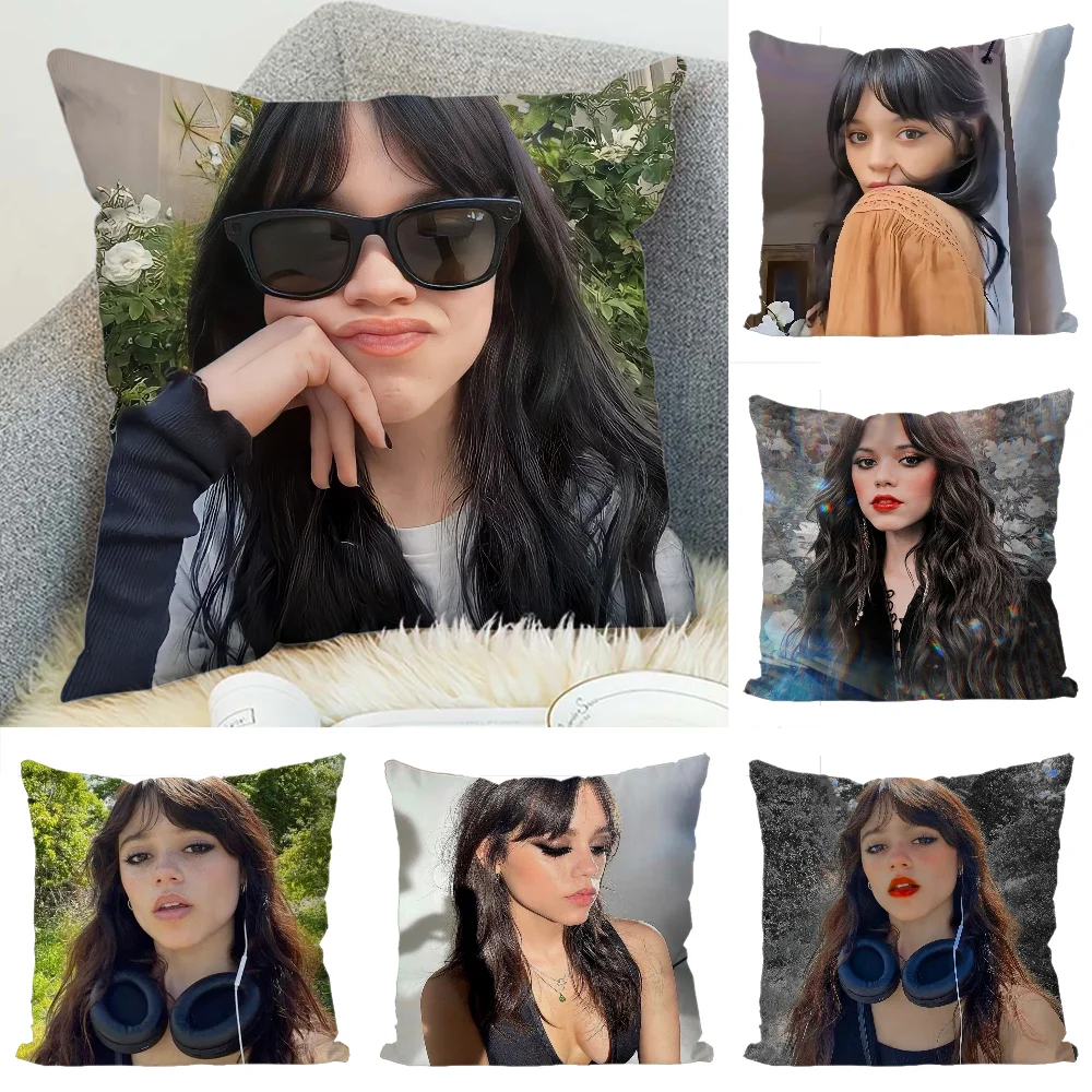 

Jenna Ortega Pillow Case Luxury Double-sided For Car Pillows 45x45 Cushions Cover Home And Decoration Sofa Pillowcase 50x50