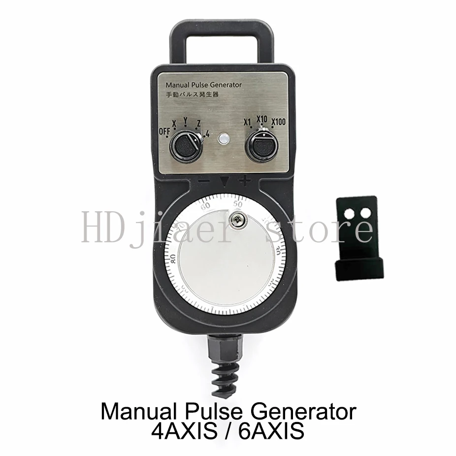 

Manual Pulse Generator CNC Electronic HandWheel 4axis 6axis MPG 60mm DC5V 100PPR use for CNC Router Machine
