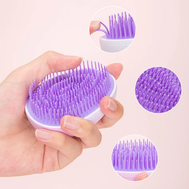 1pcs Detangling Mini Scalp Massage Comb for Hair Soft Teeth Hair Care Brush Portable Small Styling Hairbrush Tools for Travel