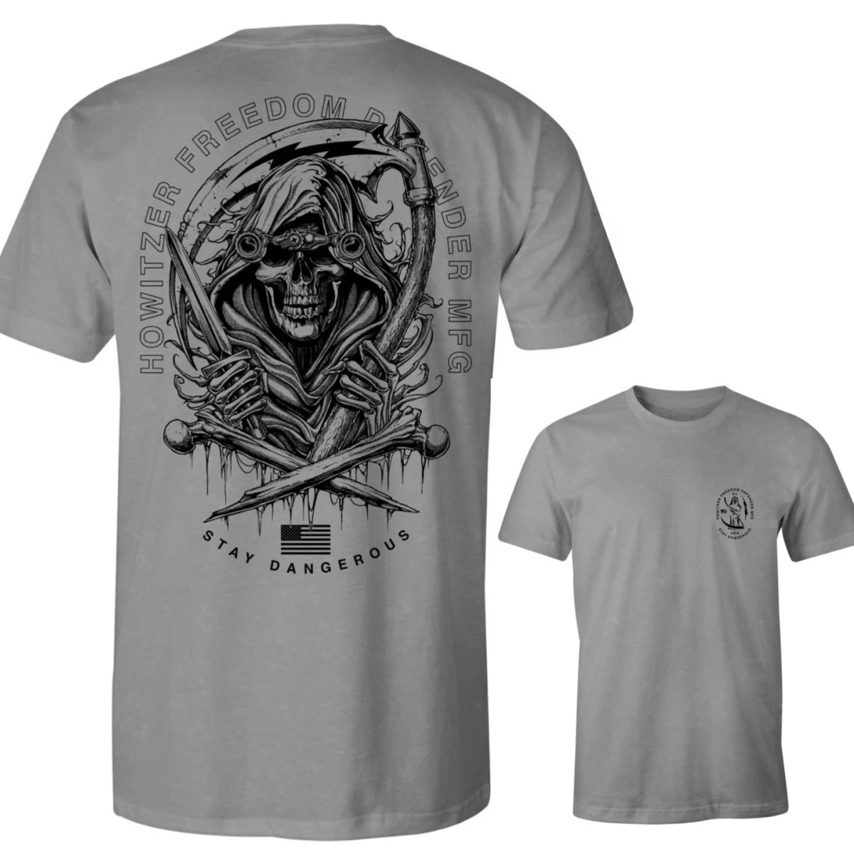 New Freedom Defender Tee Tactician Graphic Cotton Tee Printing High-end Luxury Unisex Style Both of Men and Women