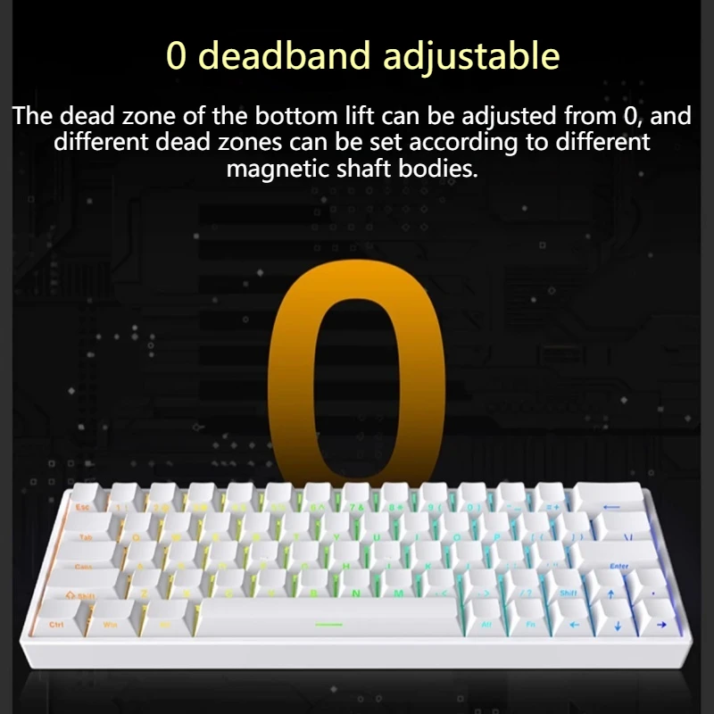 Nd63 E-Sports Magnetic Axis Keyboard Side Engraved Rgb 0.02mmrt 8000hz Low Return Rate 0 Dead Zone Gaming Mechanical Keyboards