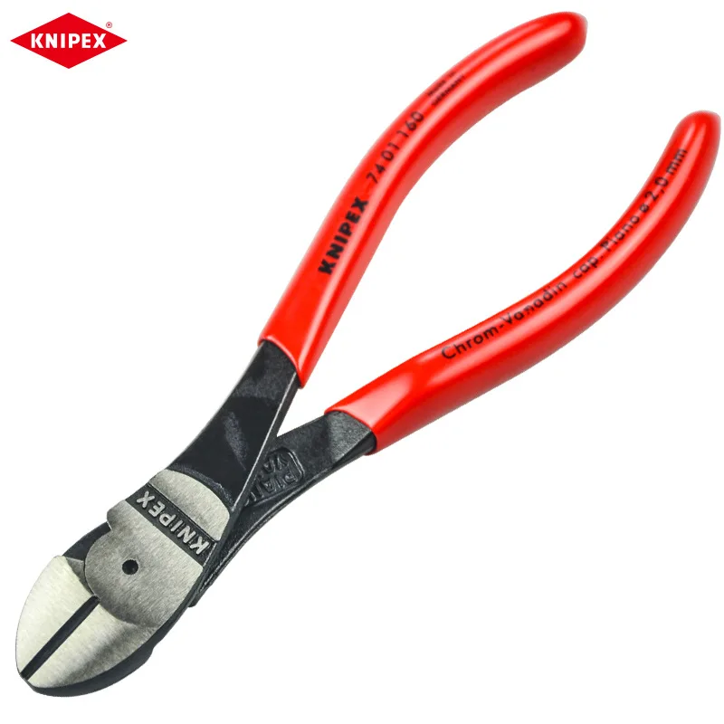 KNIPEX الألمانية توفير العمالة رافعة قطري كماشة أسلاك الفولاذ صفائح الحديد مقصات الربيع