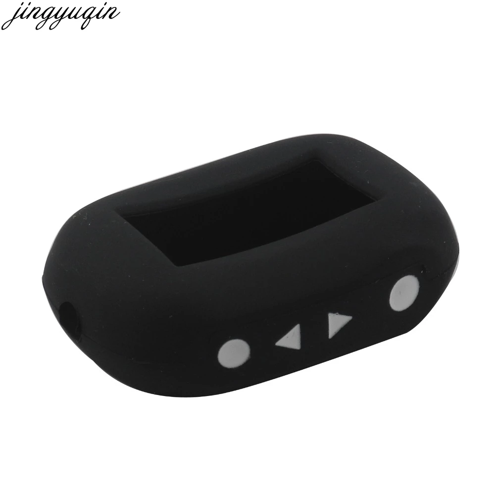 Jingyuqin Russian Version Remote B92 Silicone Case Cover For Starline B93/B94/B62/B64 LCD Remote Two Way Car Alarm System