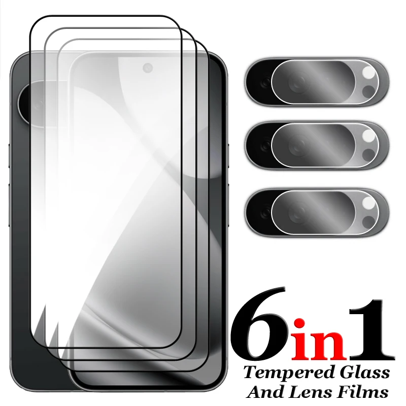 

For Google Pixel 10 Pro Glass For Google Pixel 10 Pro XL Tempered Glass 2.5D Full Cover Screen Protector For Pixel 10 Lens Film