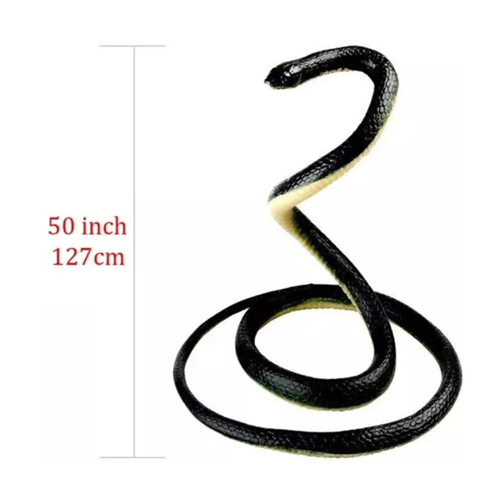 ของเล่นงูยางจำลองฮาโลวีนสำหรับสวน งูยาง ของขวัญสุดสยองขวัญ ของเล่นแกล้งผู้ใหญ่