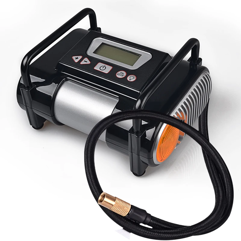 On-board air pump digital display preset portable 12v automobile tire air pump electric air pump.