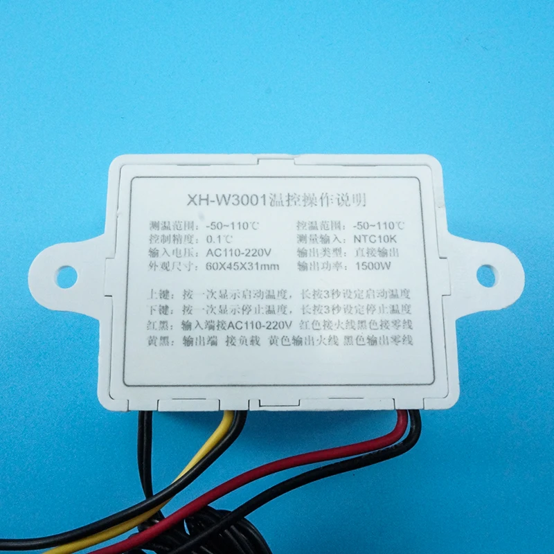 12V 120W XH-W3001 Microcomputer Digitale Display Temperatuurregelaar Intelligente Elektronische Digitale Display Temperatuur Schakelaar
