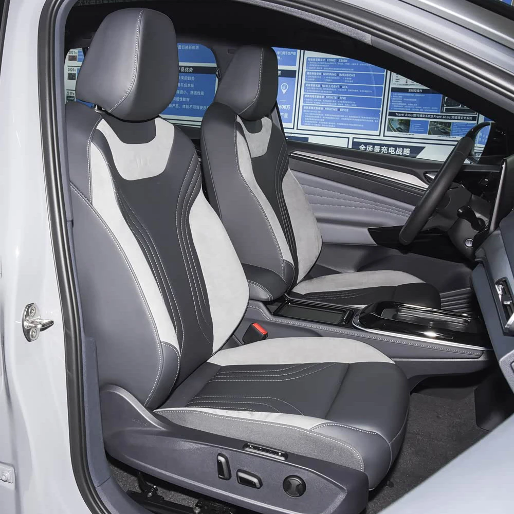 مخصص غطاء مقعد السيارة 5 مقاعد ل VW ID.4 CROZZ 2021 20222 2023 2024 2025 2026 كامل مغطاة وسادة مقعد مقعد أغطية حماية #5