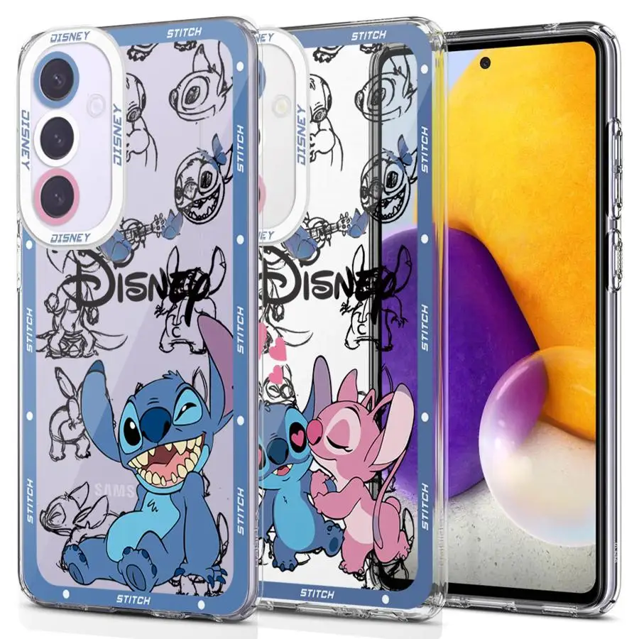 جراب هاتف ملاك من ديسني غرزة جميلة ، غطاء سيليكون شفاف لشرف X8a ، X8b ، 90 Lite ، X8 ، X7b ، X9a ، 5G ، X8 ، 4G ، X9b