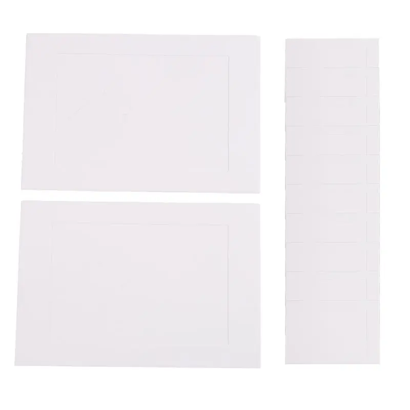 NEW HOT In Stock-30 Pack Photo Frames Paper Picture Frames For 4 X 6Inch Photos,  With Easel DIY Crafts Frame