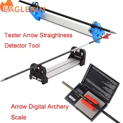 Testeur de tir à l'arc numérique portable, outil de détection de redressement de flèche, balance de flèches, poids de la Piazza, vérification des accessoires