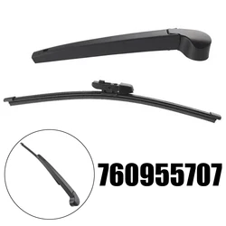 Rear Wiper Blades Assembly 760955707 For Skoda For Scala 2019-2023 Black Replacement Installation Car Exterior Parts