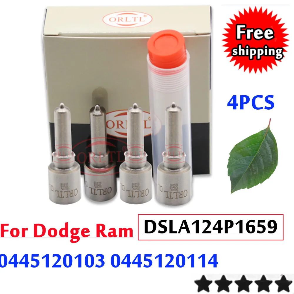 

4 шт. DSLA124P1659 OEM 0 433 175 470 ДЛЯ Dodge Ram 0445120103 0445120114 Форсунка для впрыска дизельного топлива 0 445 120 103