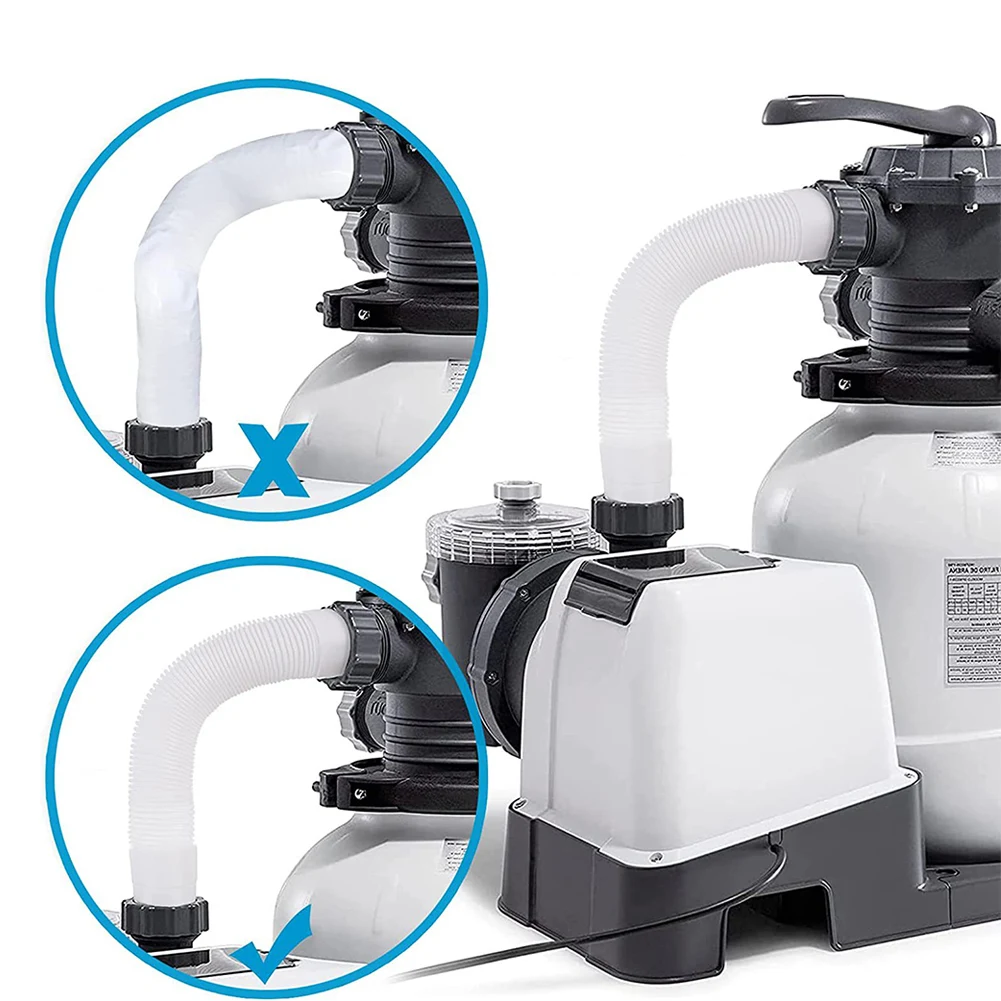 11535 Poolfilter-Pumpenschlauch, 40,6 cm, Pool-Sandfilter, Pumpenschlauch, Verbindungsschlauch für Intex-Filterpumpen, Salzwassersysteme