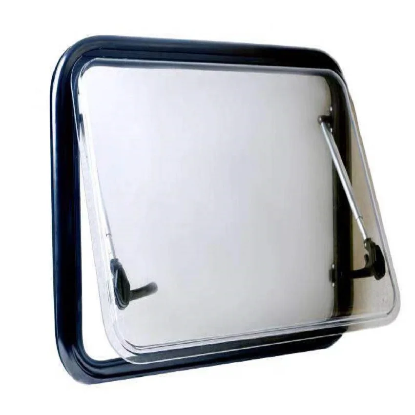 Top Hung Side Window Round Angle Ventilation Hatch With Acrylic Glass RV Caravan Motorhome MG17RWAG