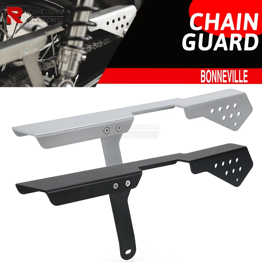 

For Bonneville /T100/T120/Street Scrambler 900/Thruxton 900 / Speed Twin 900 2016-2024 Chain Guard Protector Belt Sprocket Cover