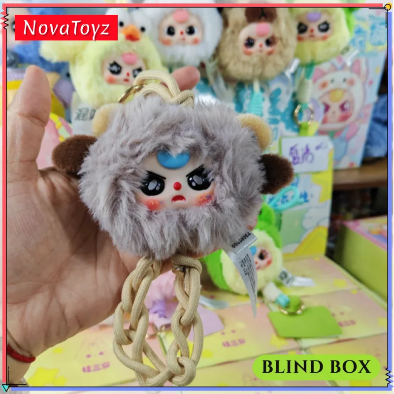 

New Genuine In Stock Baby Three Phone Lanyard Series Blind Box Mystery Box Soft Vinyl Cute Kawaii Doll Figure Kids Girl Gift Toy