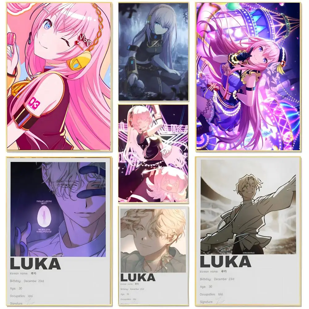 virtual singer character art S-Stage Luka Poster Living Room Bedroom Decorative Print Unframed Decor
