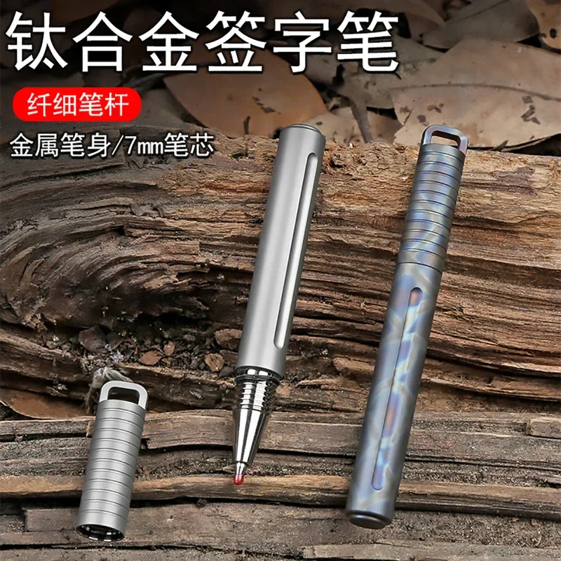 Imagem -05 - Caneta Tática de Liga de Titânio Edc Autodefesa Mini com Coleção Escrita Multi-funcional Portátil Ferramentas ao ar Livre Edc