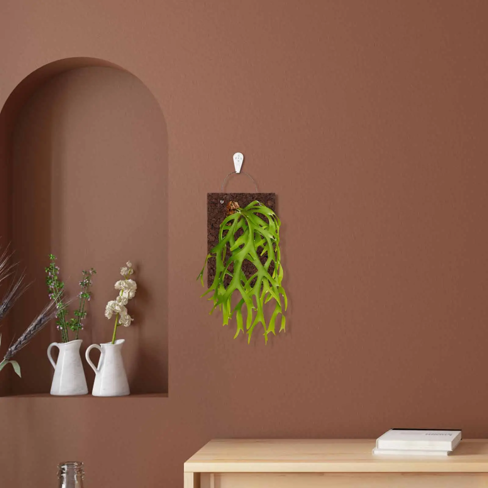 Thickened Fern Mounting Board Cork 17x25x5cm Wall Planter Indoor Outdoor Rustic Orchid Succulent Climbing Plants