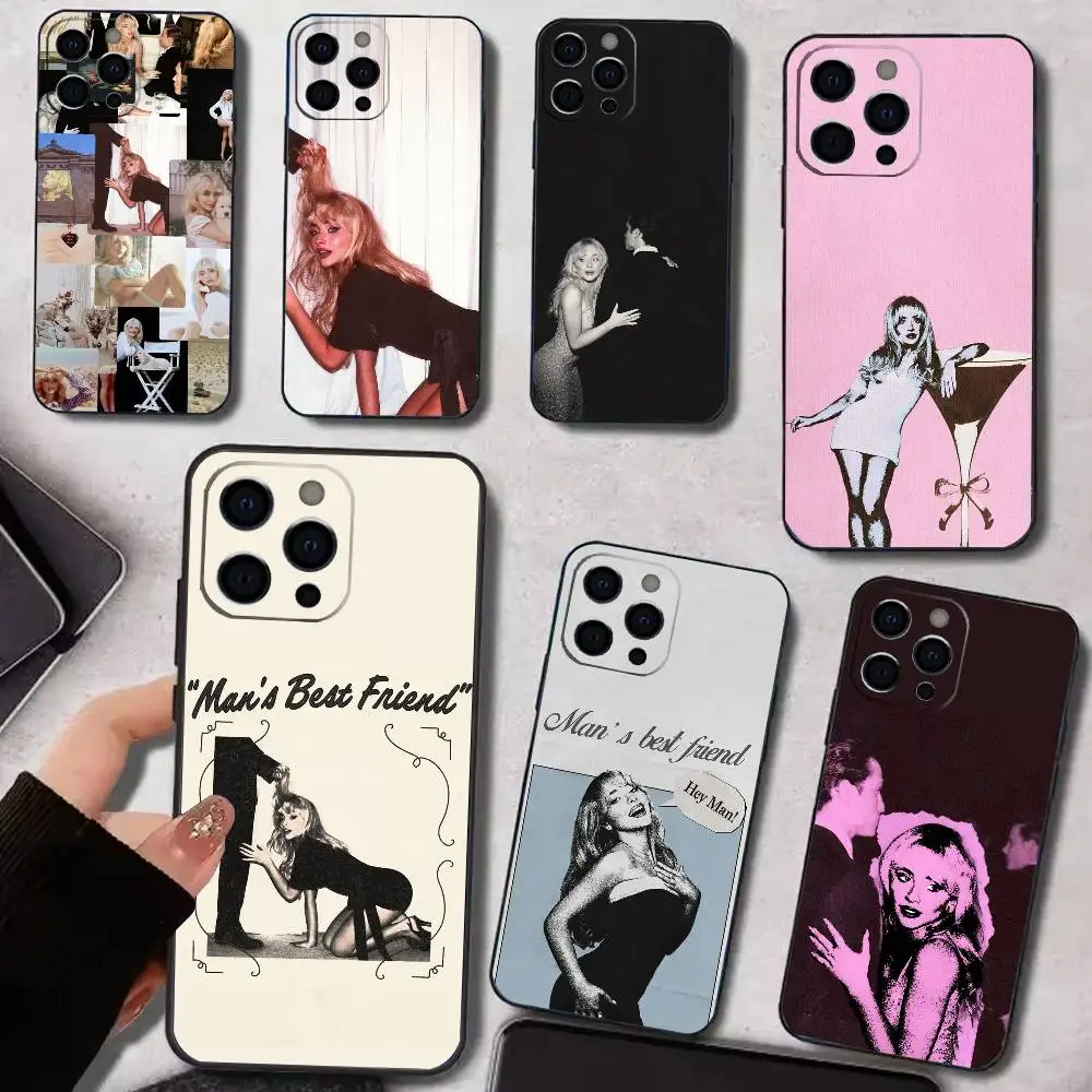 

Sabrina Carpenter Mans Best Friend Phone Case Silicone Soft For IPhone 17 16 15 14 13 12 11 X XR Plus Pro Max Plus
