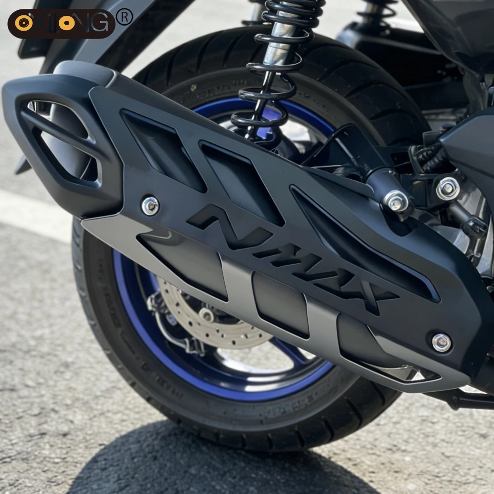 

Для Yamaha NMAX155 Nmax125/155/160 2020 2021-2024 аксессуары для мотоциклов защитная крышка выхлопной трубы модификация выхлопной защиты