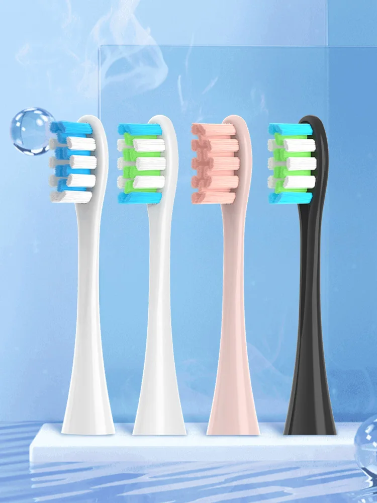 6 Stück, geeignet für OCLEAN/OKLIN X elektrische Zahnbürstenköpfe One/SE/XPRO/Z1/AIR, universeller Ersatzkopf für Erwachsene, 2258, weiche Haare – Detail 1