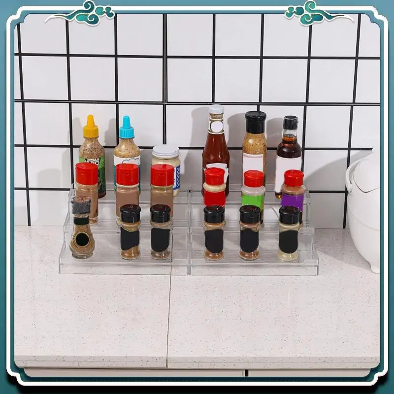 

Премиальная кухонная полка для хранения Frees Tanding Кухонная кладовая для хранения, подходящая для банок, банок и банок - подставка для выставки товаров для кладовой