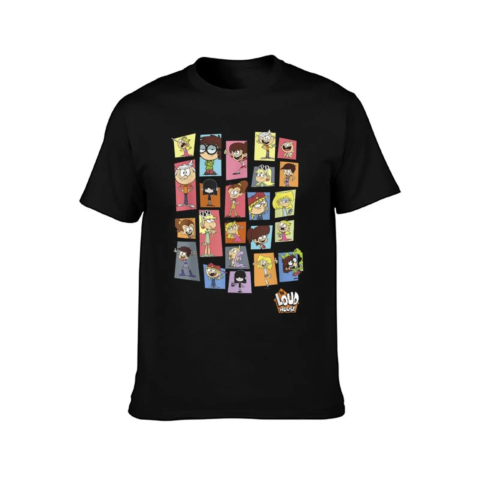 The Loud House Colorful Panels T-Shirt anime t shirts for man T-Shirt