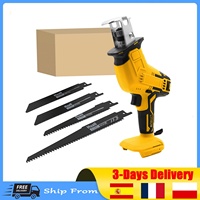 150mm Cut Depth Brushed Cordless Sabre Saw, Handheld Reciprocating Electric Metal Cutter for DIY & Construction, One-Handed Comp