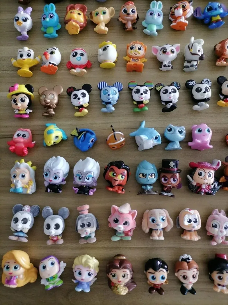 Disney Doorables Cartoon Glass Eyes Doll Collectibles Rare Figurine Cute Action Figure Children Birthday Gifts