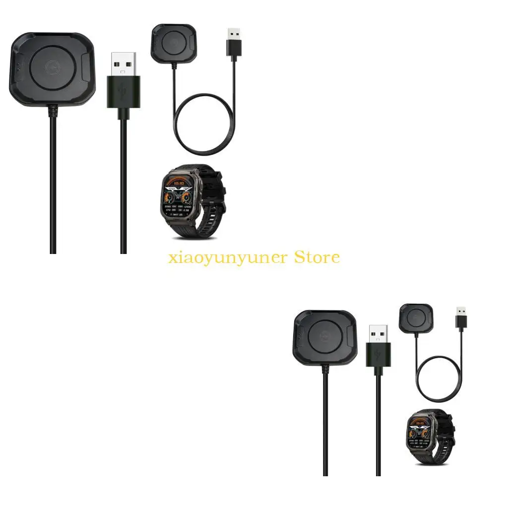 P9JB Compacted USB Power Cord For Activity Trackers High Flexibility Auto Current Adjustment Technology PVC Charging Accessor
