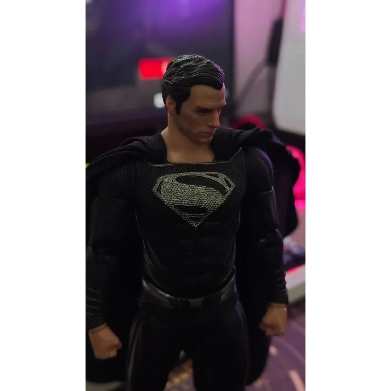 

Original FondJoy Black Superman 2.0 Action Figure 1/9 Scale PVC Model Doll Toy for Kids from DC Zack Snyder's Justice League