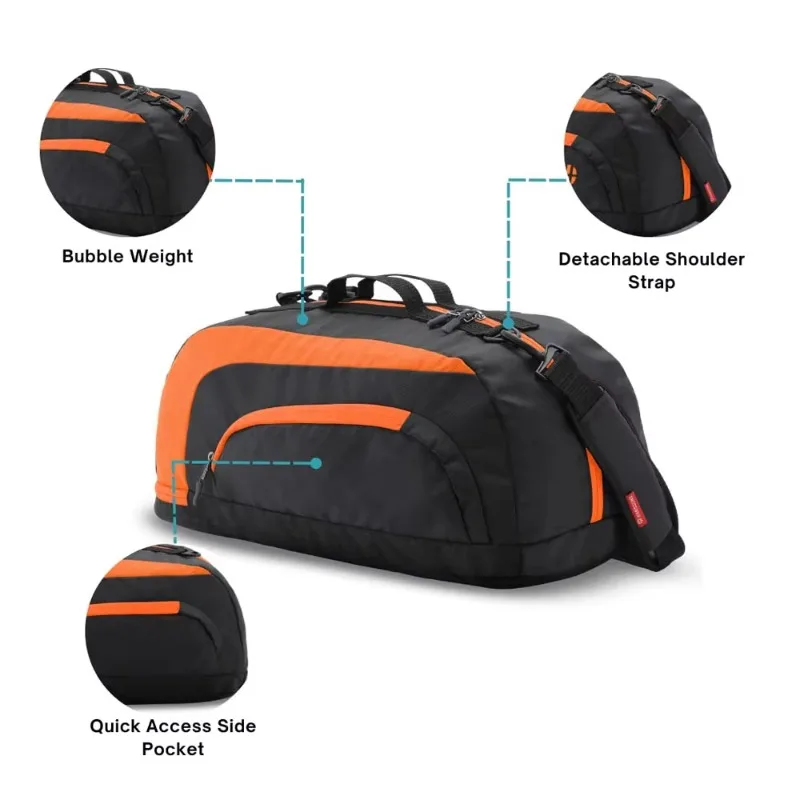OEM Logo Large 60L 90L Fashion Gym Men's Sports Duffel Bag Clothing Outdoor Travel Camping Hiking Yoga Sports Shoulder Backpack