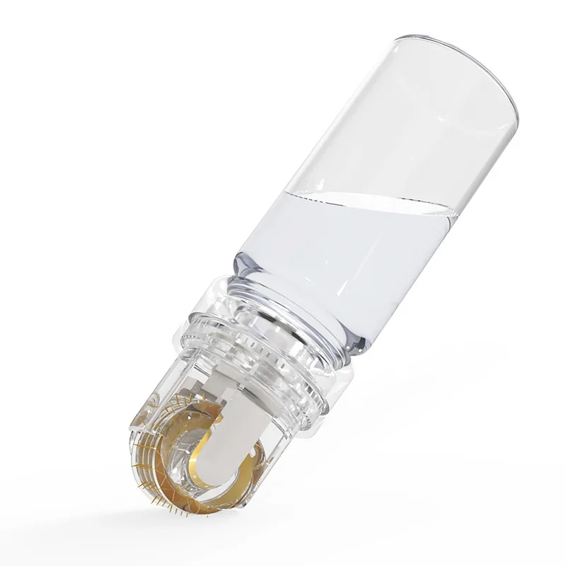 1 шт., роликовые 64 контакта, микротитановые иглы, иглы Derma, уход за кожей, антивозрастная отбеливающая бутылка, роликовая сыворотка