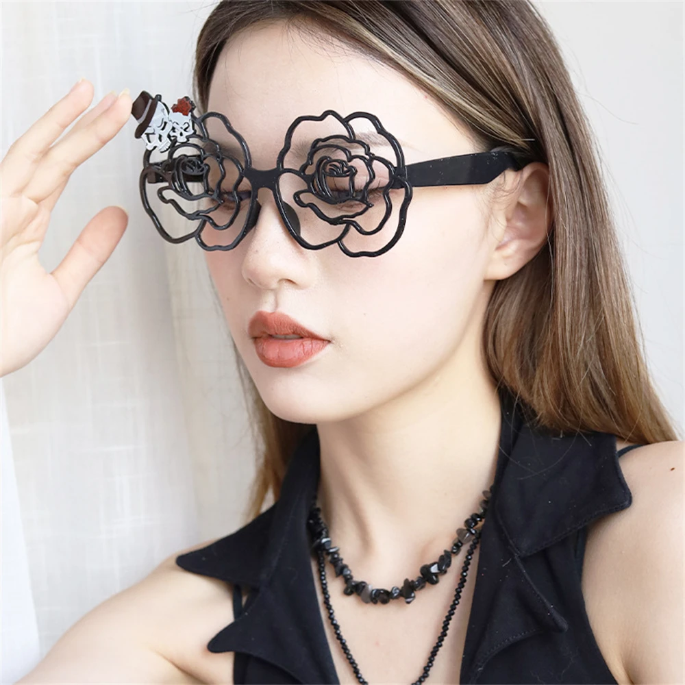 Halloween Cosplay Anime Props Party Dress Up Novelty Glasses Mask Horror Holiday Dress Up Accessories Factory Wholesale