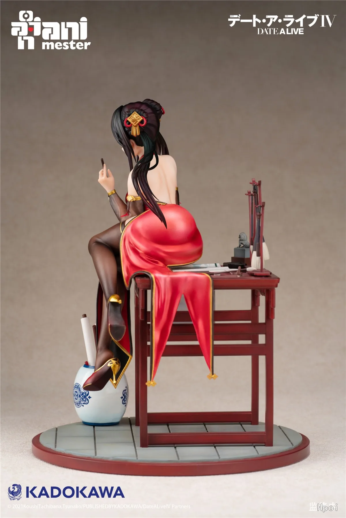 

【UA】AniMester Date A Live Season 4 Tokisaki Kurumi: Фигурка-модель 1/7 с каллиграфией и живописью, коллекционная модель, подарок