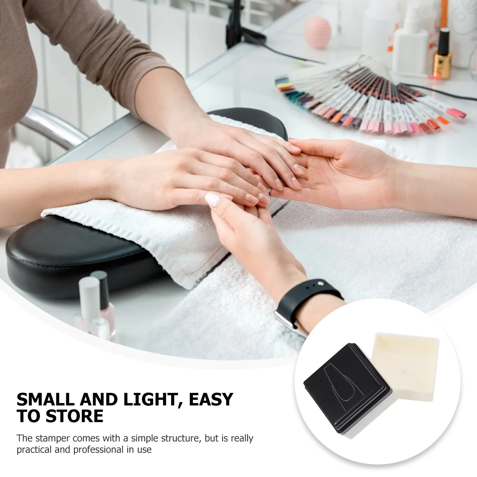 

Nail Art Stamper Mold Plastic Hand Practice Model Pedicure Nail Stamp Painting Tool Manicure Supply Female Practice