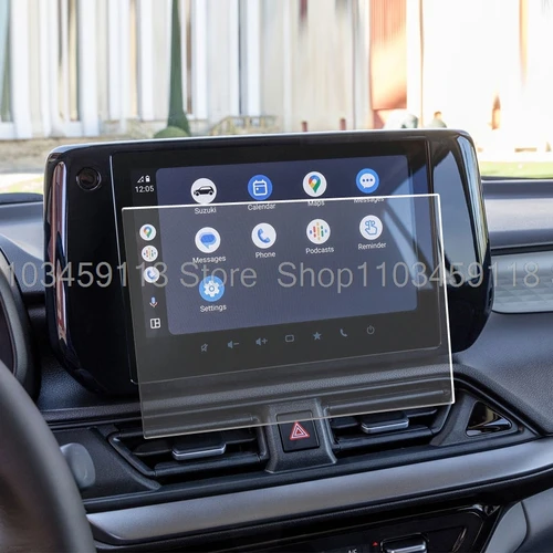 Imagen 2 del producto Protector de pantalla de vidrio templado para Suzuki SWIFT 2024 2025, radio de coche, navegación gps, pantalla, accesorios antiarañazos