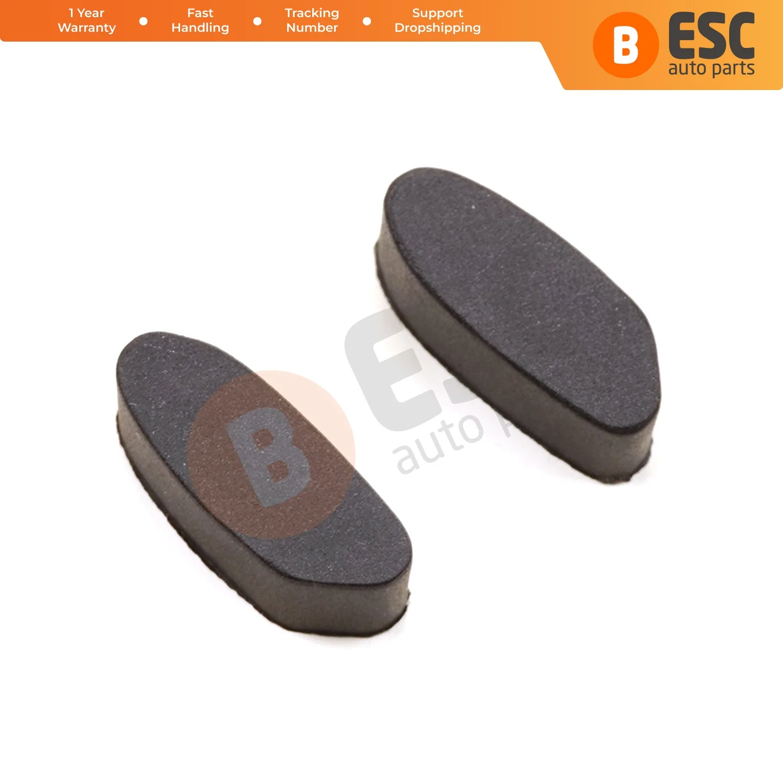 

ESC Auto Parts ESR574 2 Pieces Sunroof Sliding Repair Nuts Clips for Mercedes W211 2002-2009 Fast Shipment Ship From Turkey