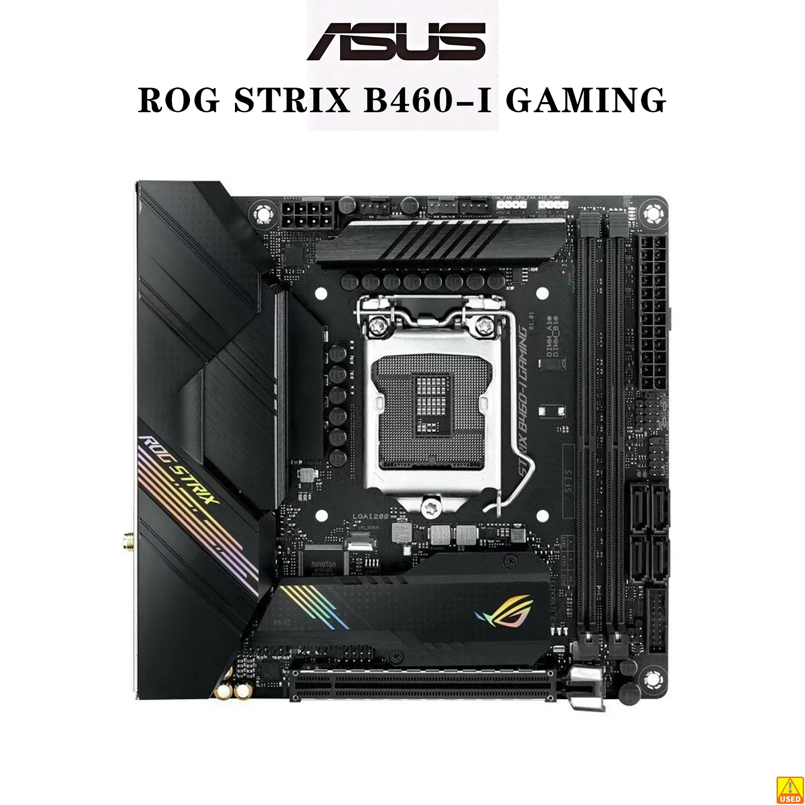 Placa base ASUS ROG STRIX B460-I para juegos LGA1200 CPU DDR4 2933 MHz Chipset de memoria B460 Mini placa base ITX