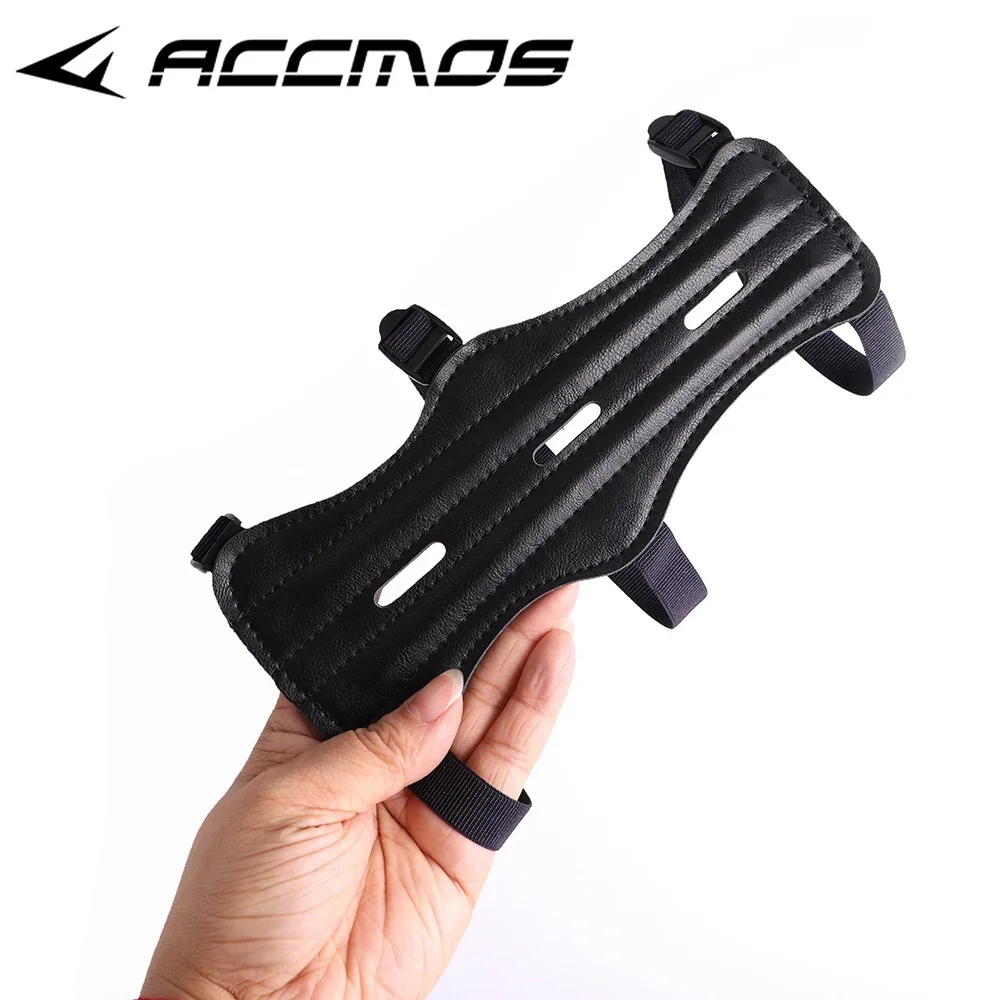 1pcs Archery Leather Arm Guard Adjustable Traditional Bows Training Protector Protection Outdoor Shooting Hunting Accessories