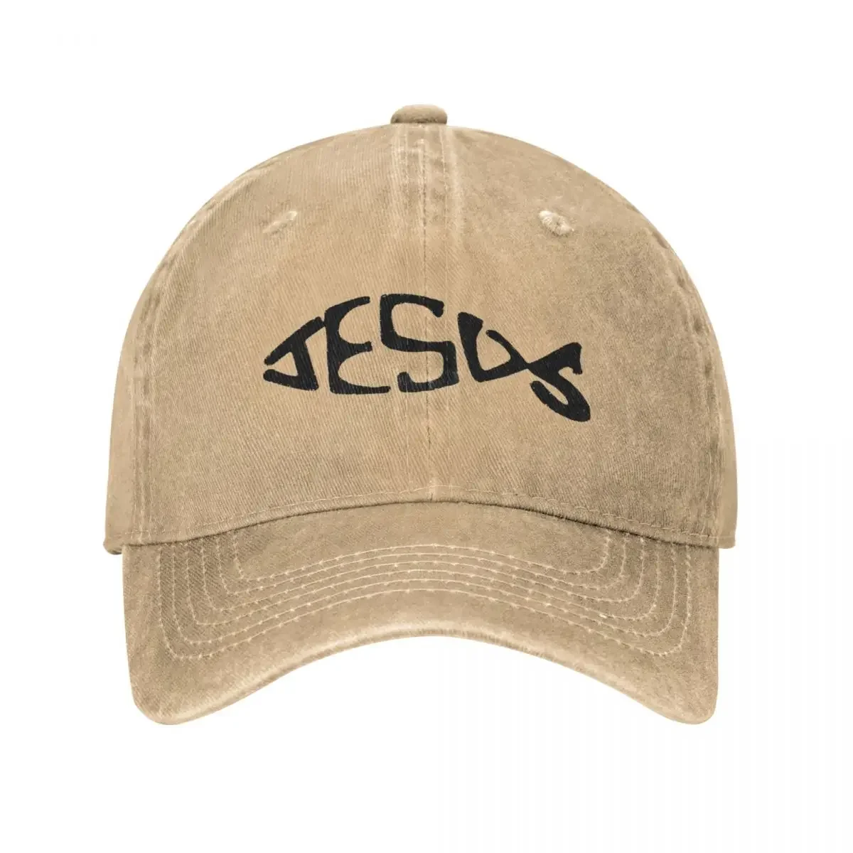 Jasos Fish Wash Baseball Cap Christ Is Lord Running  Trucker Hat Spring Breathable Unisex Men Street Style Print Baseball Caps