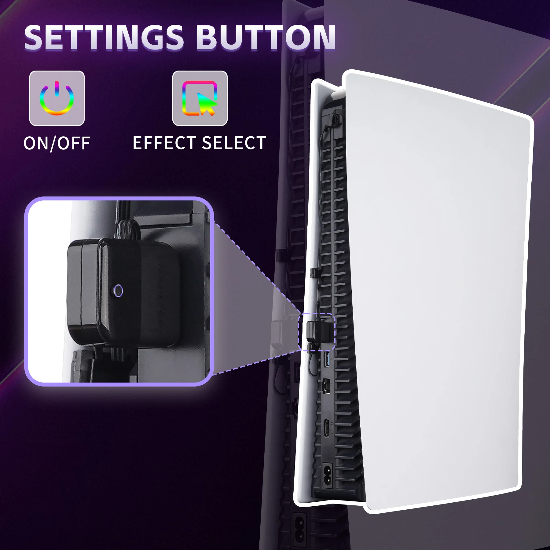 eXtremeRate RGB RAINBOW Logo L - Gaming Console Ps5 评论和价格