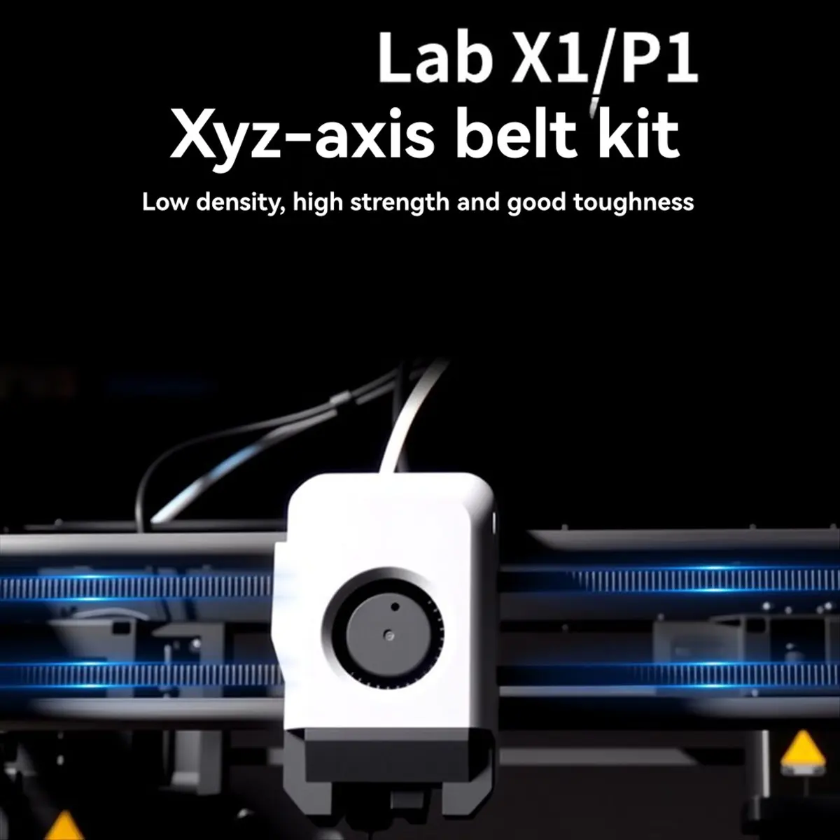 L70A For Bambu Lab X1/P1 Synchronous Belt High Temperature and Wear Resistance Belt for Bambu Lab X1 3D Printer Parts A
