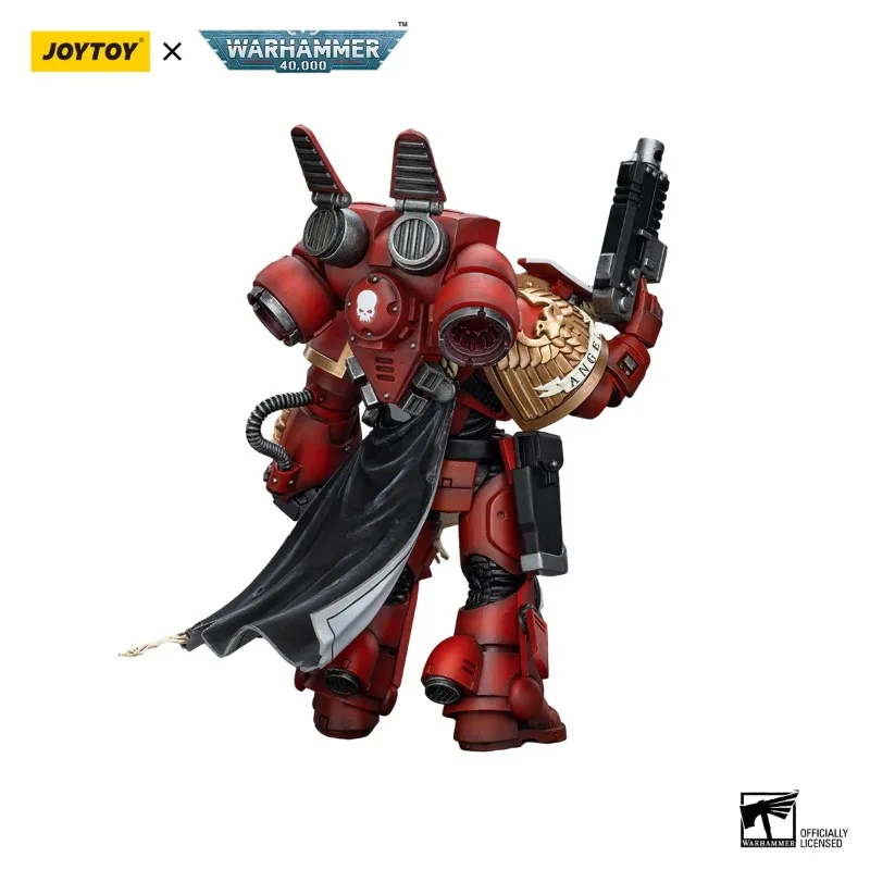 In Stock JOYTOY Warhammer40K 1/18 Action Blood Angels  Captain With Jump Pack figures Toys Gifts Collection view 3