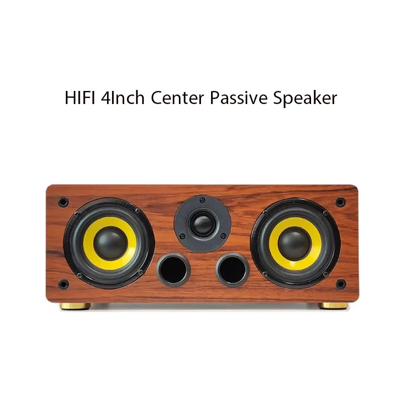 Home Speakers 5.1 Cinema Surround Woodiness Loudspeakers HIFI Three Unit Sound Box 4Inch Center Speaker 4 Ohm Passive