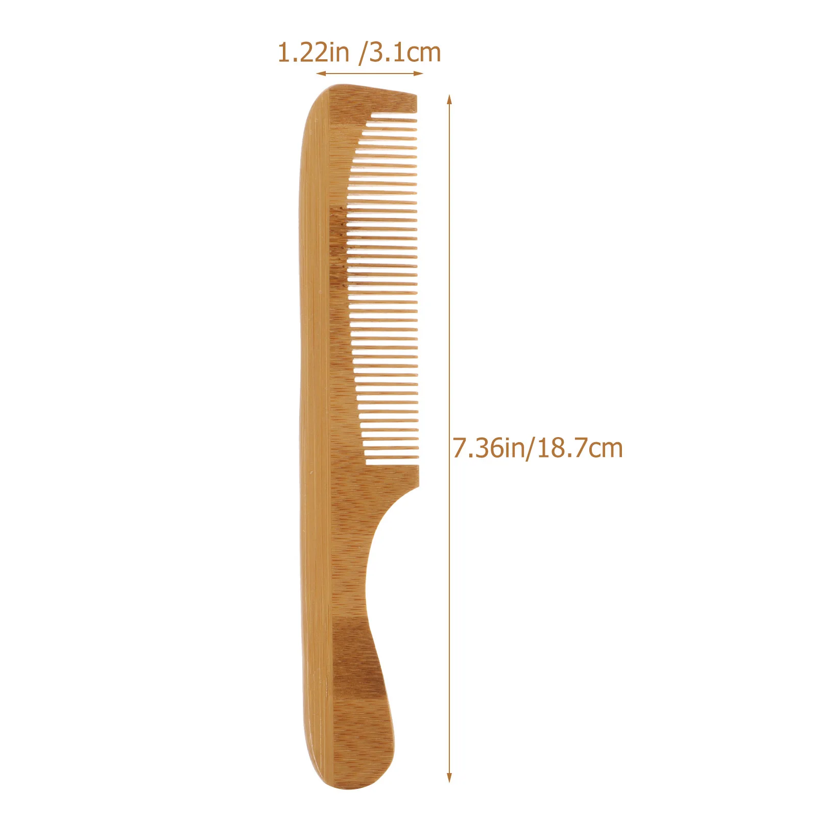 3 Pcs Bamboo Comb Set Lightweight Portable Combs Hairdressing Wide Fine Tooth Barber Shop Home Multi purpose Man Grooming Tools