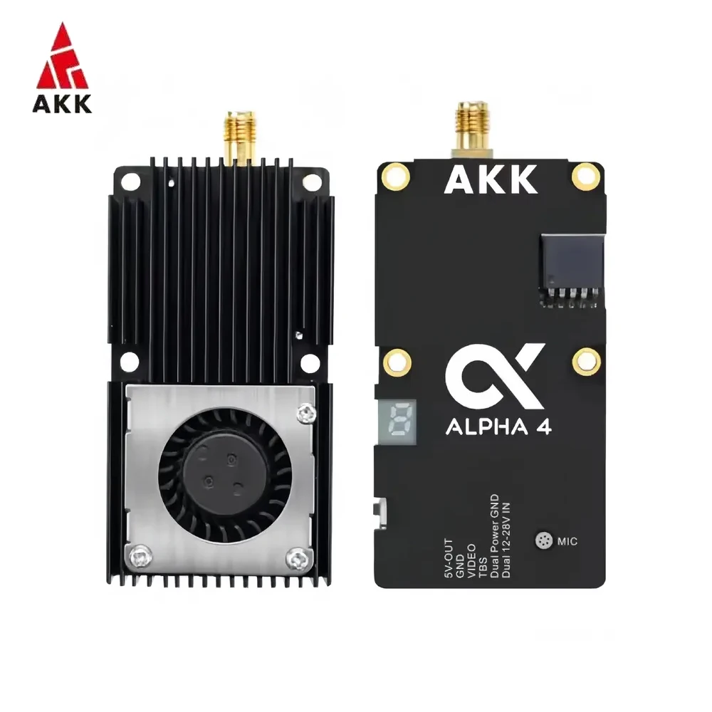 AKK ALPHA4 4W / ALPHA5 5W / ALPHA8 8W / ALPHA10 10W / ALPHA16 16W 5.8GHz FPV VTX Video Transmitter